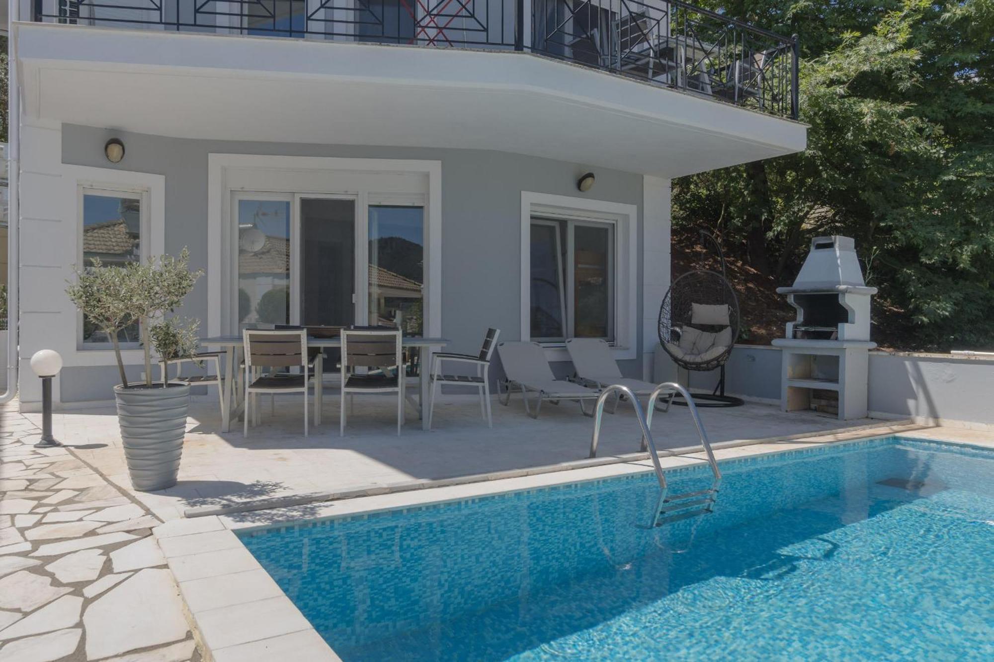 Diamanti Villa, Pool & Barbecue スカラ・ポタミアス エクステリア 写真