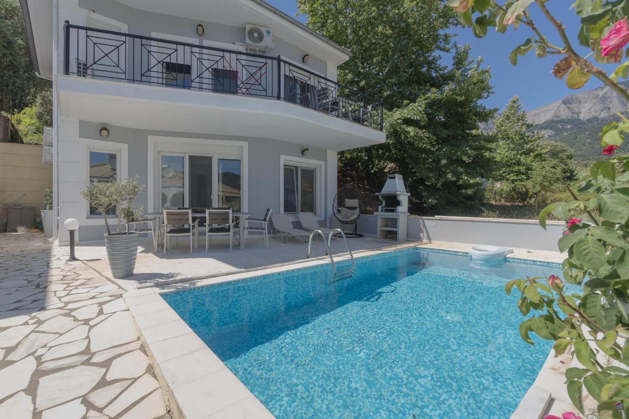 Diamanti Villa, Pool & Barbecue スカラ・ポタミアス エクステリア 写真